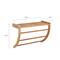 Organize It All Bamboo Wall Mount Shelf and Towel Rack
